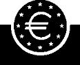 European Central Bank – black and white emblem