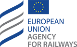 Den Europæiske Unions Jernbaneagentur — logo i farver