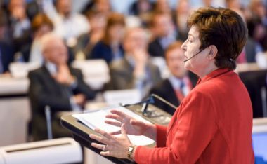 Image: Commission Vice-President Kristalina Georgieva (2014-2016) addresses a conference on an ‘EU Budget Focused on Results’, Brussels, 27 September 2016. © European Union