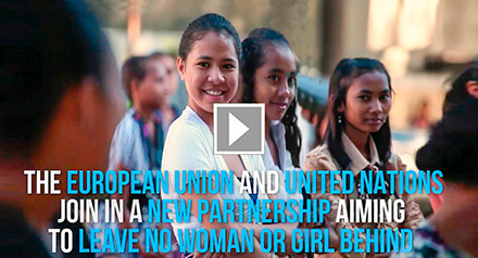 UE as Nações Unidas lançam a Iniciativa Spotlighpara erradicar a violência contra as mulheres as raparigas