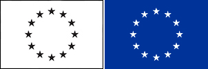 single colour reproduction of the European flag