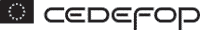 Cedefop — logo i sort og hvid
