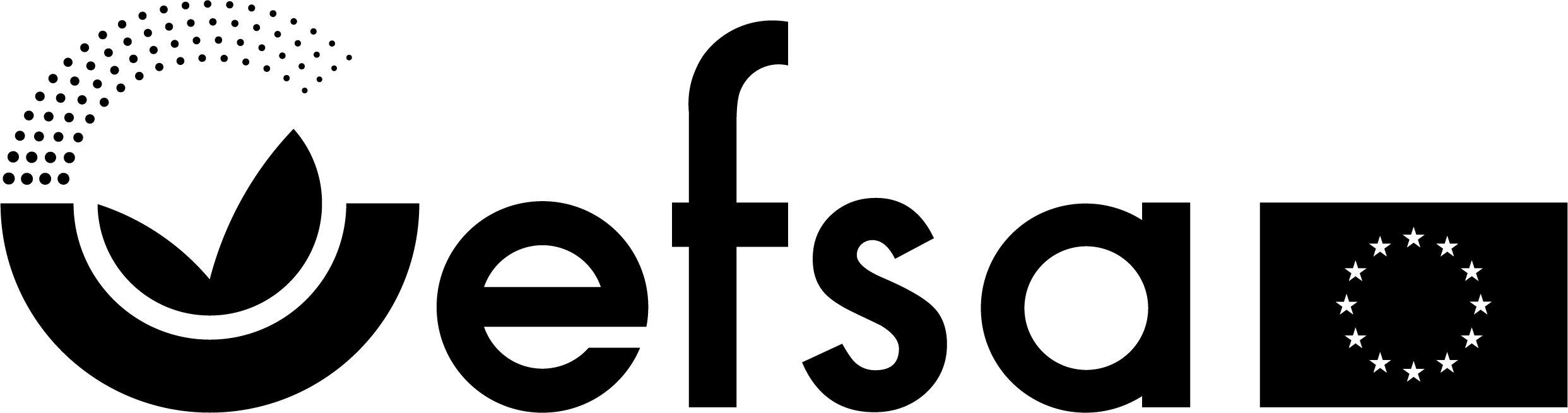 EFSA — logo in bianco e nero